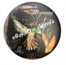 10 YEARS Band SIGNED Drumhead The Autumn Effect 20th 💯 Official Merch *PRESALE*