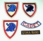 LOT OF ORIGINAL WW2 - 1950's WEST POINT MILITARY ACADEMY PATCHES & TABS