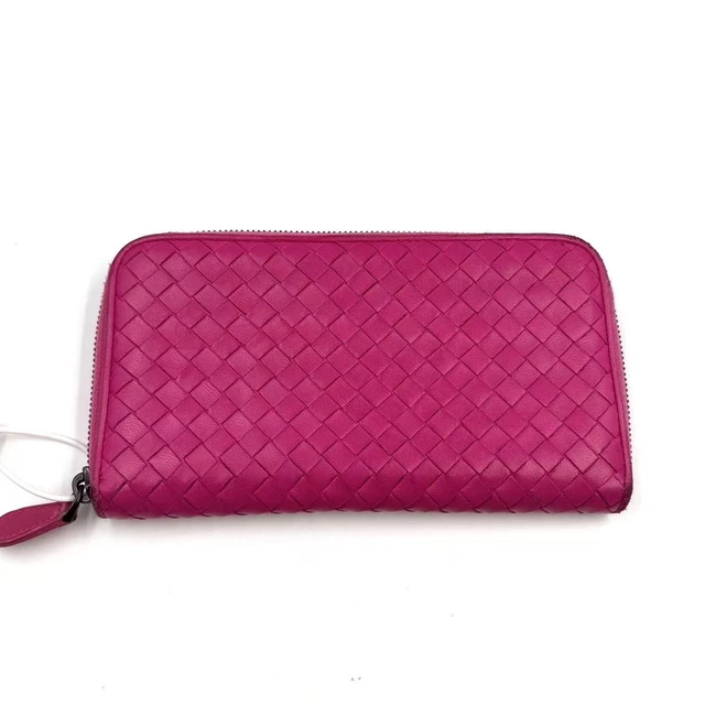 11.05 028 Bottega Veneta Intrecciato Zip Around Wallet