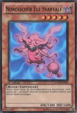 YuGiOh Nordischer Elf Svartalf STOR-DE015 Super Rare Light Played unl.