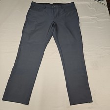 Greg Norman Men's ML75 Microfiber Yarn Performance Pant, Blue, 36X30 new no tag