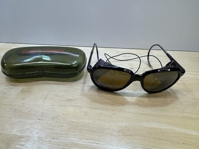 Vuarnet Skilynx Vintage Black Frame PX-4000 Gradient Lens Sunglasses