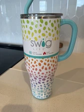 Swig Life 40oz Mega Mug, 40 oz Tumbler with Handle and Straw, Cup Holder