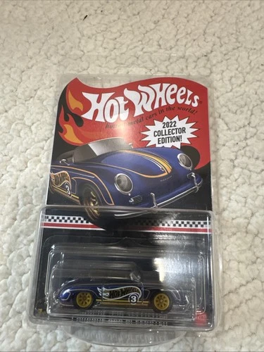 2022 Hot Wheels Blue Porsche 356 Speedster RLC Red Line Club Ships in Protector