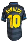 Ronaldo Signed Inter Milan Umbro Soccer Jersey BAS