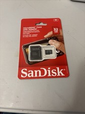 San Disk Micro SDHC Card with Adapter 32GB New in Package
