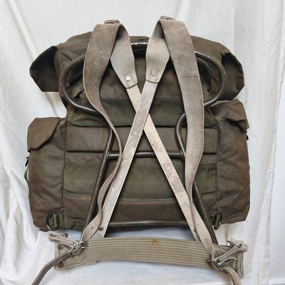 1985 British Bergen waterproof backpack rucksack bag Norwegian steel frame