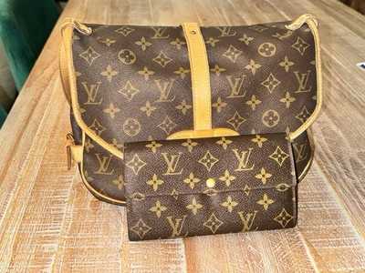 Free LV wallet! Pre-Loved Louis Vuitton Monogram Saumur 30 Good cond & fast ship