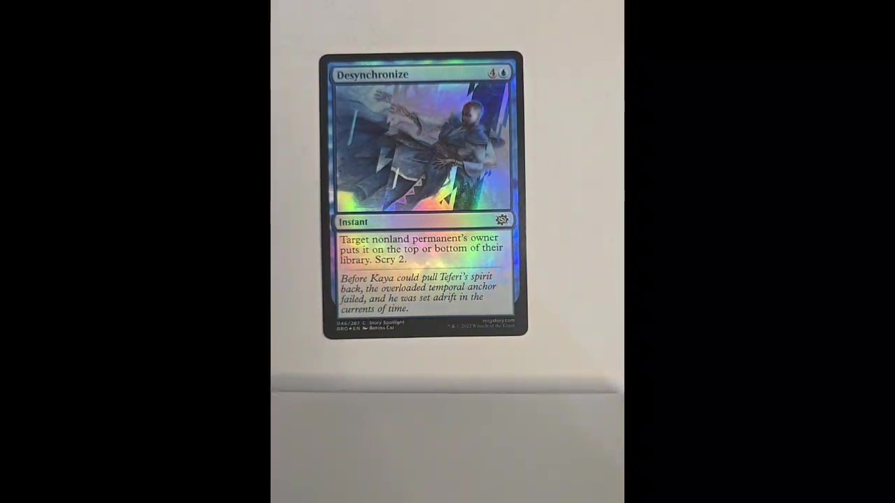 Desynchronize 46 Common The Brothers' War Magic: The Gathering Foil LP