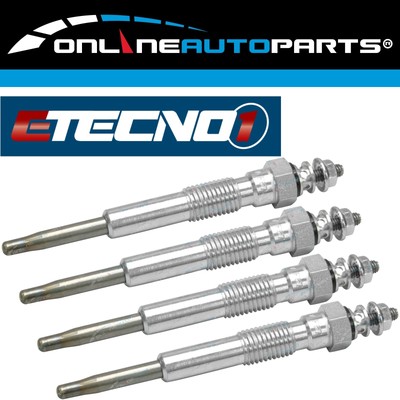 4 Diesel 12volt Glow Plugs for Daihatsu Delta V20 V22 V24 V26 DG 1982~84 Truck