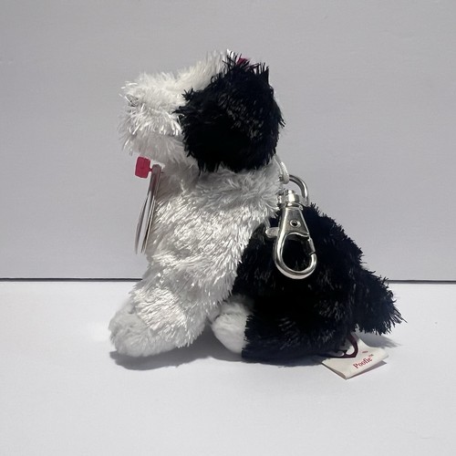 Ty Beanie Babies POOFIE Clip de Metal Vintage Ty Llavero Peluche Juguete - Imagen 2 de 4