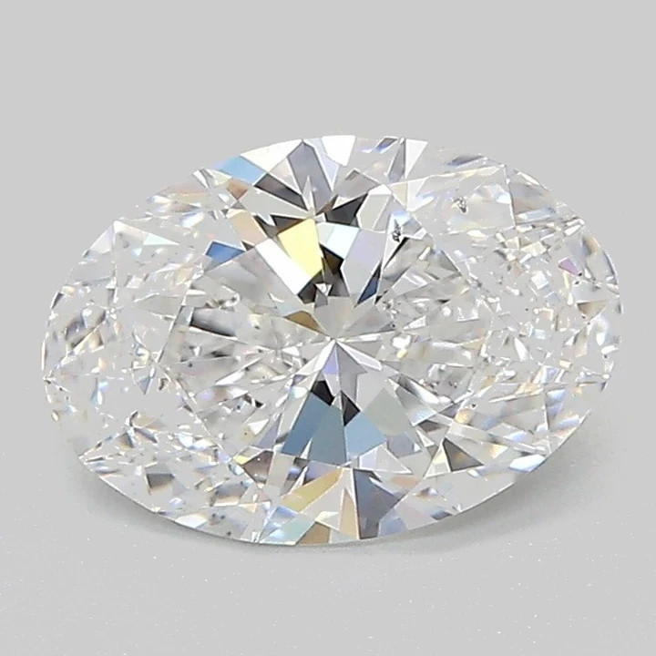 Lab Grown Loose Diamond 1.90 CT Oval D Color VVS2 Clarity IGI Certified Diamond