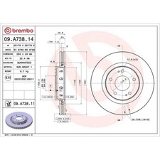 Disque de frein Peugeot 4007