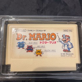Dr. Mario Famicom FC with box manual Nintendo MARIO Family Computer with box