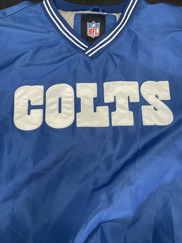Size XX-large NFL Indianapolis Colts Side Zipper Pull Over Sweater - Picture 2 of 10