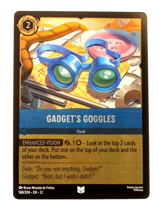 Gadget's Goggles Wilds Unknown 168/204 Cold Foil NM