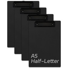 Small Clipboards 6" X 9" Mini Clipboards 4-Pack Half Letter Memo Size Clipboa...