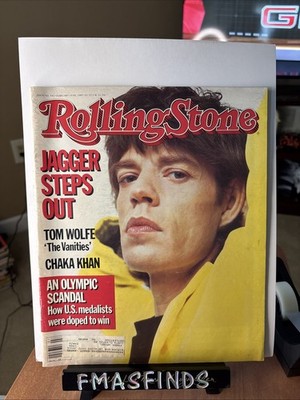 WW 1985 MICK JAGGER February 14 ROLLING STONE Magazine 