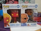 Funko Pop! Vinyl: Marvel [×2LOT] - Human Torch #1517 & The Thing #1516
