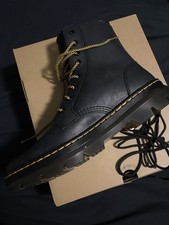 Dr. Martens Combs Leather Wyoming Black Size 10