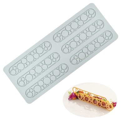 3D Hollow Silicone Mold Chocolate Silicone Molds Sugar Craft Cake Decoration ...