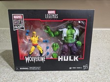 Marvel  Legends 80th Anniversary 6in Wolverine and Hulk Action Figures