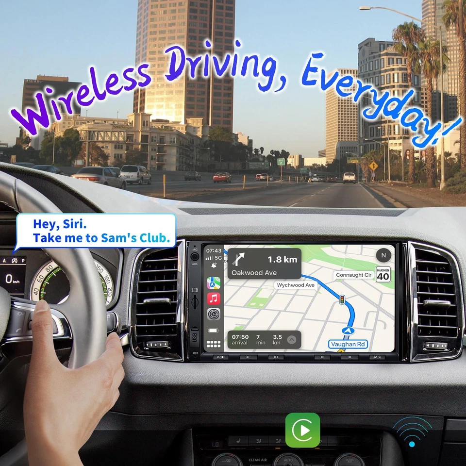 7" ATOTO F7 WE Android Auto CarPlay Navi für Auto 2 DIN GPS USB AUX Bluetooth - Bild 3 von 4