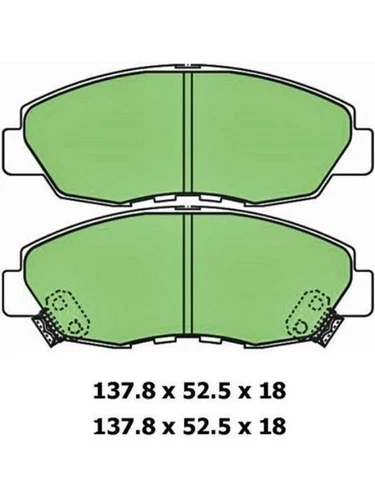 Protex Blue Brake Pads fits Honda Civic 1.8 FD,FA (FD1, FD7) (DB1191B) - Picture 1 of 12