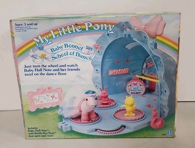 1986 My Little Pony Baby Bonnet School of Dance Hasbro Org Box With accessories