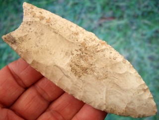 Super Fine 4 3/8 inch G10 Missouri Burlington Clovis Point with COA Arrowheads