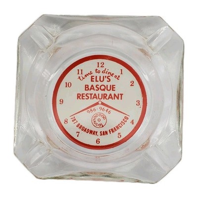 Vintage Marketing Ashtray Elu's Basque Restaurant San Francisco California CA
