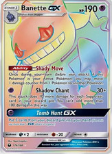 Pokémon TCG Banette GX 174/168 SM Celestial Storm Rainbow Rare Holo Eng on eBay