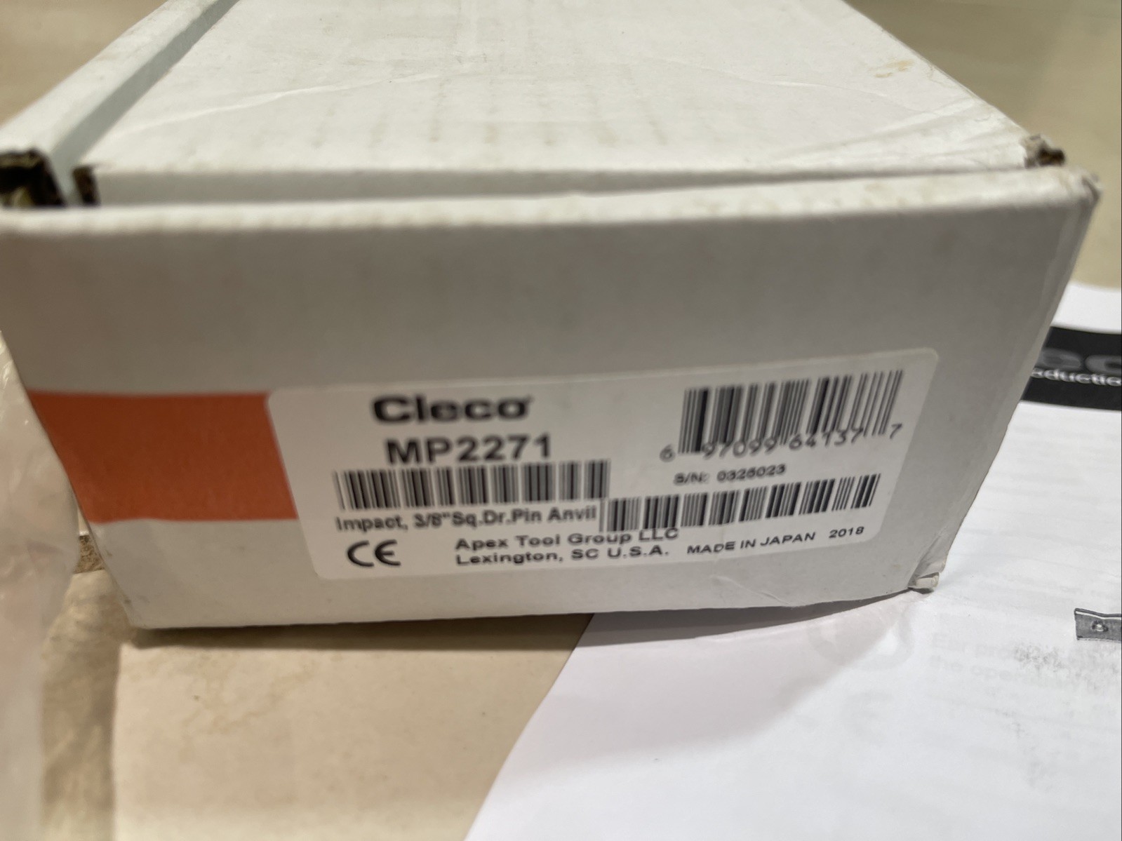 Cleco MP2271 , 3/8" Square Drive Air Impact Wrench New in Box
