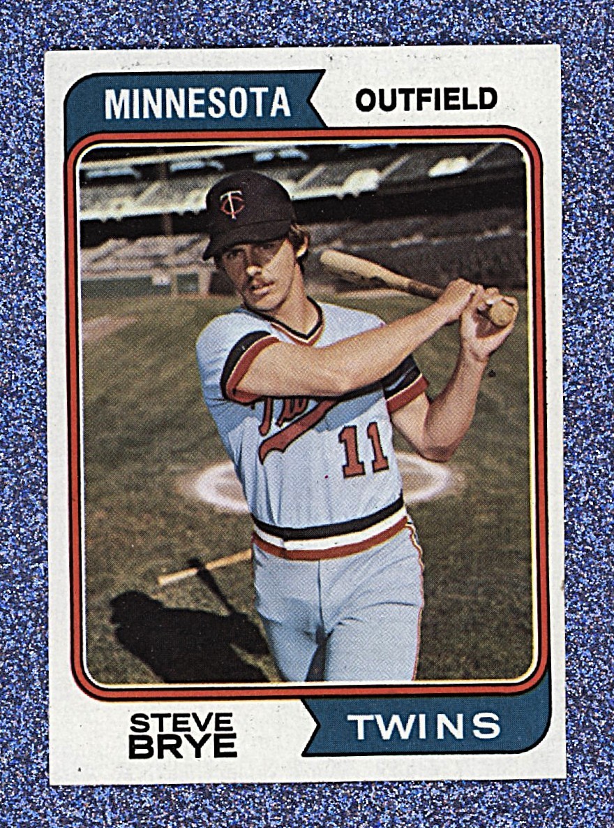1974 Topps Baseball # 232 Steve Brye - Minnesota Twins  - Free Shipping