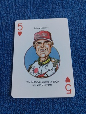 Bobby Labonte Card American Racing Hero Decks Playing Cards Nascar Card