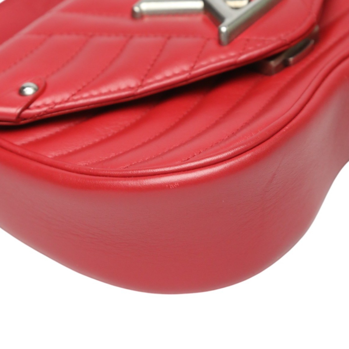 LOUIS VUITTON Chain tote New Wave Shoulder Bag leather Red Women M51930 image 5