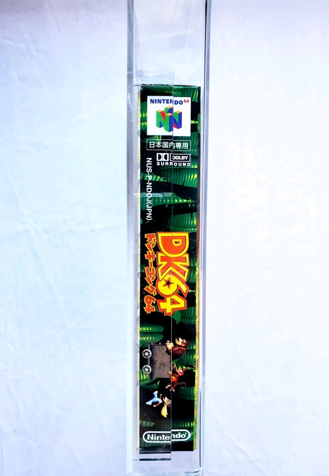 Brand New VGA 85 Graded DONKEY KONG NFR Nintendo N64 Japan Big Box 1999 Unopened - Image 3 of 4