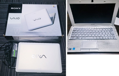 Sony Vaio VPCW119XJ/W Mini Laptop Accessories included Operational check Rare