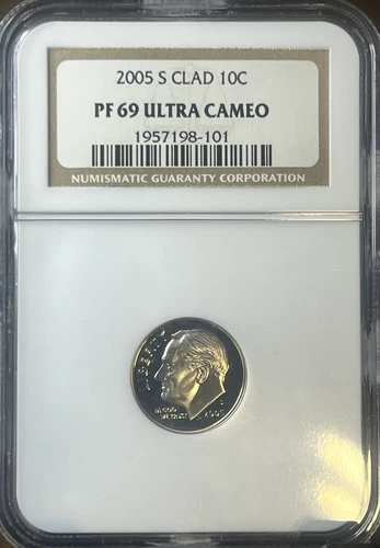 2005 S 10C PF 69 NGC ultra-cameo