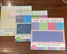 Cartulina Texturizada Teñida Colorbok 12"X12" Pasteles Claros, Oscuros y Tonos Geniales Pack