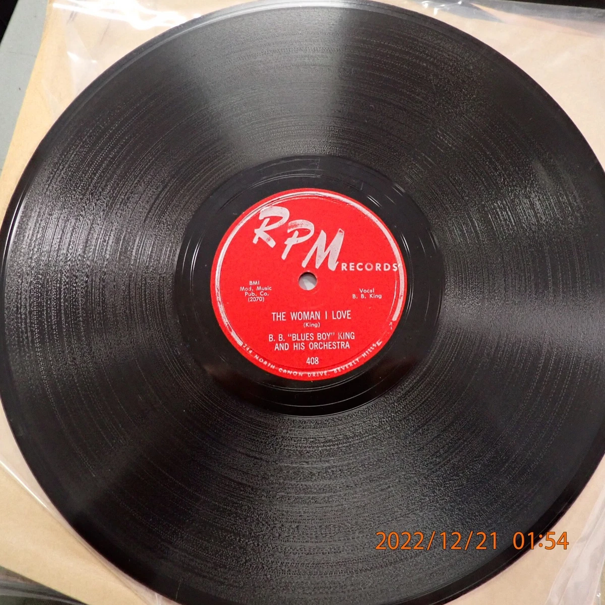 78 RPM Vinyl Records B.B. King for sale | eBay