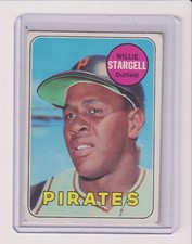 1969 TOPPS #545 WILLIE STARGELL IN VG/EX CONDITION - PITTSBURGH PIRATES