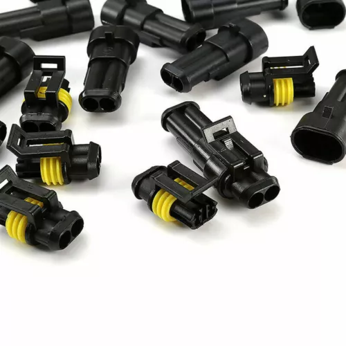 10Paar KFZ Stecker Steckverbindung Steckverbinder Auto Wasserdicht Kabel 2polig - Bild 9 von 12