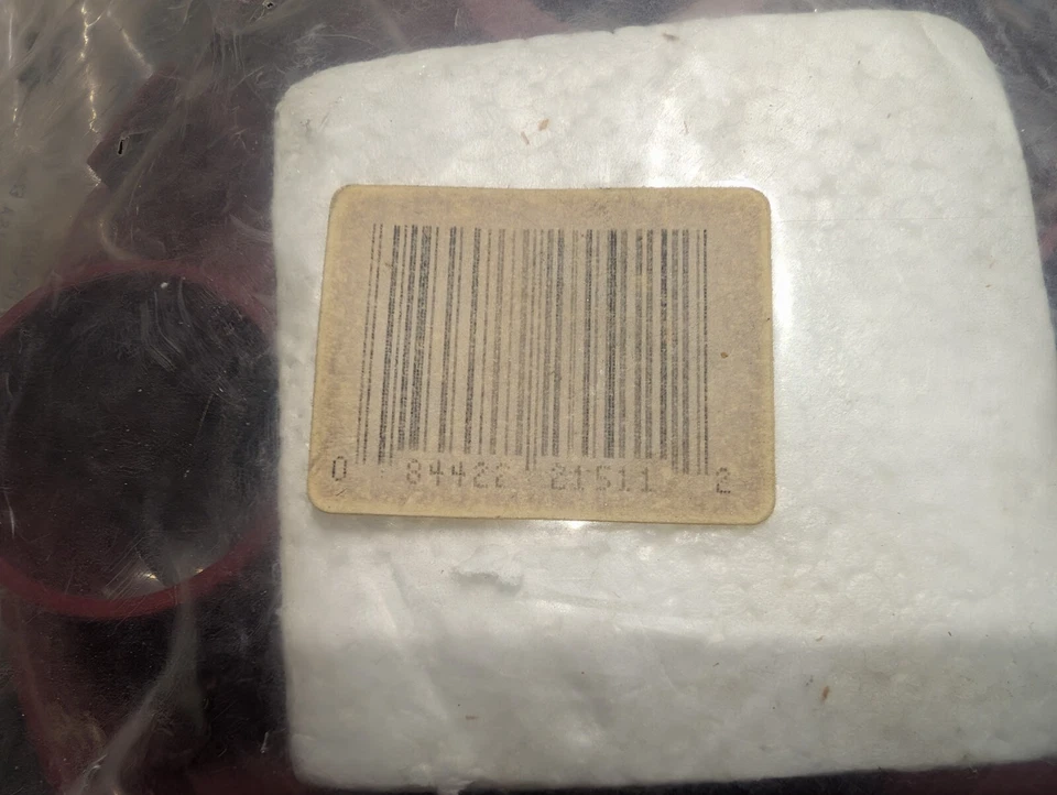 *NOS* 1987-1988 Mercury Cougar XR7 Turbine Center Hub Cap Ford Service Parts RED Foto 4 de 4