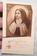 RELIQUARY RELIC ST SAINT THERESE OF THE INFANT CHILD JESUS LISIEUX