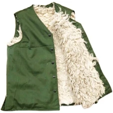 Surplus Chinese Army Wool Vest Men's Woolen Vest Size1/Chest 110cm