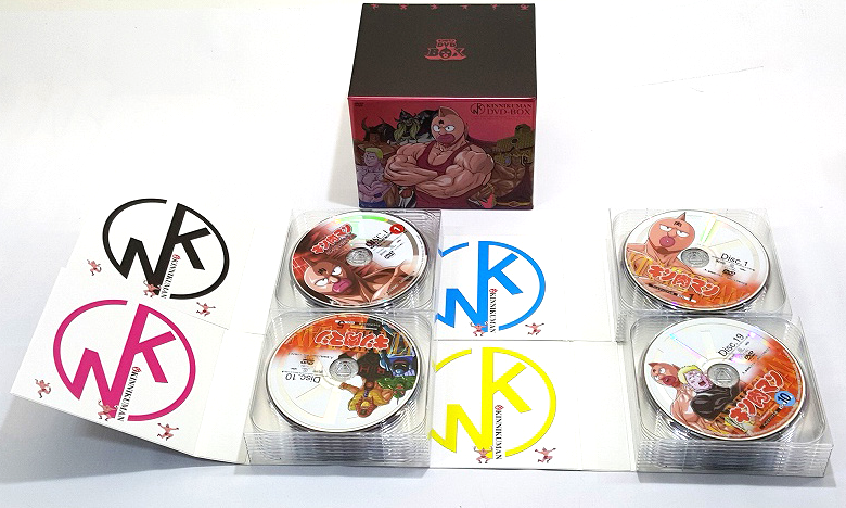 Rare! KINNIKUMAN Japanese Complete DVD-BOX with KINKESHI 418 set