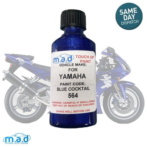 YAMAHA METALLIC BLUE COCKTAIL 564 PAINT TOUCH UP KIT 30ML MOTORBIKE