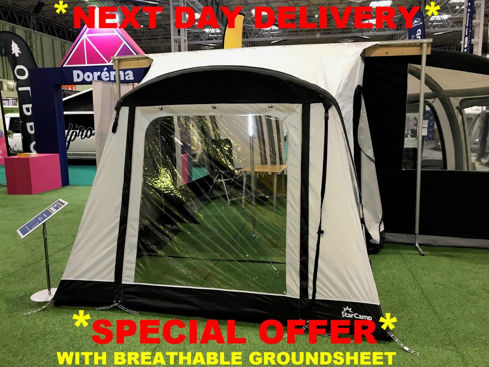 Dorema Starcamp Quick & Easy 325 AIR Inflatable Porch Awning New 2024