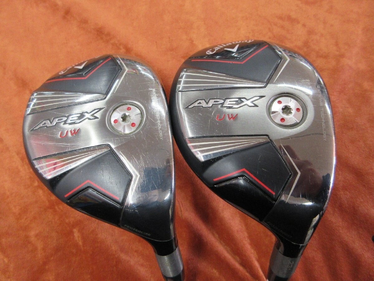 Apex UW 19° TOUR AD HD 7X Callaway APEX UW 2024 Hybrid set 19° & 23° / Tour AD HD-6 SR